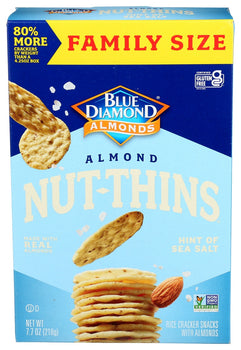 BLUE DIAMOND: A Hint Of Sea Salt Nut Thins, 7.7 oz