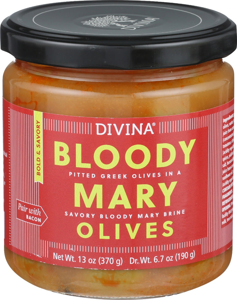 DIVINA: Bloody Mary Olives, 6.7 oz