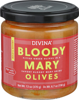 DIVINA: Bloody Mary Olives, 6.7 oz