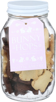 RUSTIC BAKERY: Mixed Bunnies Jar, 12 oz