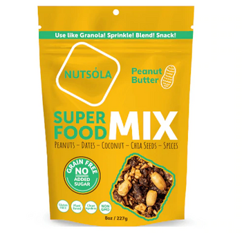 NUTSOLA: Peanut Butter Mix, 8 oz