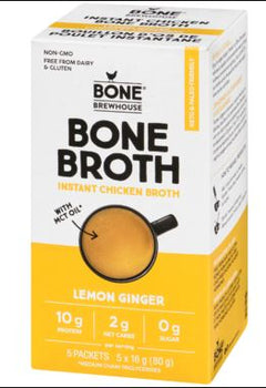 BONE BREWHOUSE: Lemon Ginger Chicken Bone Broth, 2.82 oz