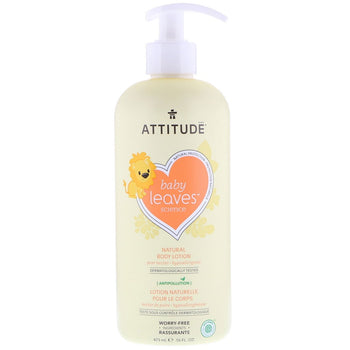 ATTITUDE: Baby Leaves Lotion Pear Nectar, 16 fo