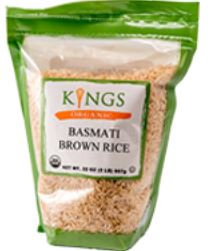 KINGS PRIVATE LABEL: Organic Basmati Brown Rice, 32 oz