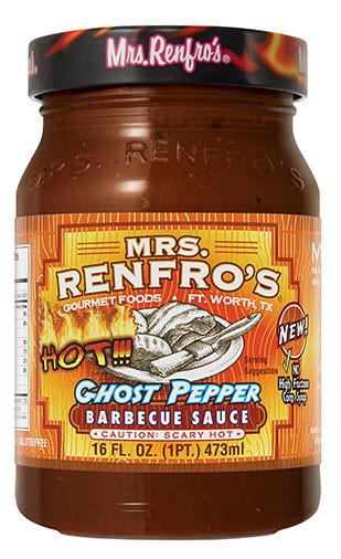 MRS RENFRO: Ghost Pepper BBQ Sauce, 16 oz