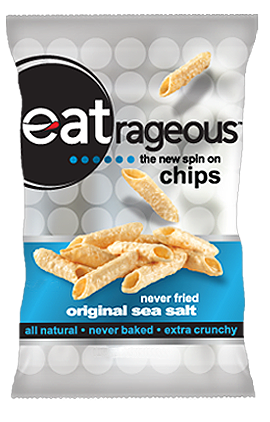 EATRAGEOUS: Sea Salt Chips Original, 3 oz