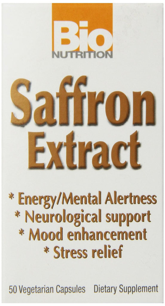 BIO NUTRITION: Saffron Extract, 50 vegetarian capsules