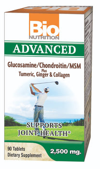 BIO NUTRITION: Advanced Glucosamine Chondroitin MSM, 90 tb