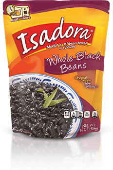 ISADORA: Whole Black Beans, 16 oz