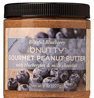 B NUTTY: Peanut Butter Blissful Blueberry, 8 oz