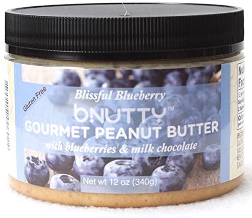 B NUTTY: Peanut Butter Blissful Blueberry, 12 oz