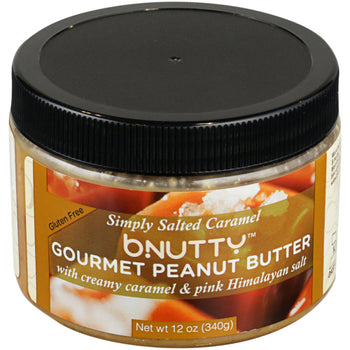 B NUTTY: Peanut Butter Simply Salted Caramel, 12 oz