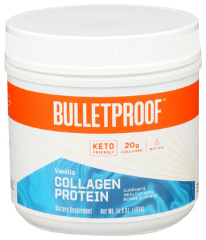 BULLETPROOF: Collagen Protein Vanilla, 14.3 oz