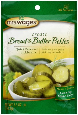 MRS WAGES: Bread & Butter Pickles Mix, 5.3 oz