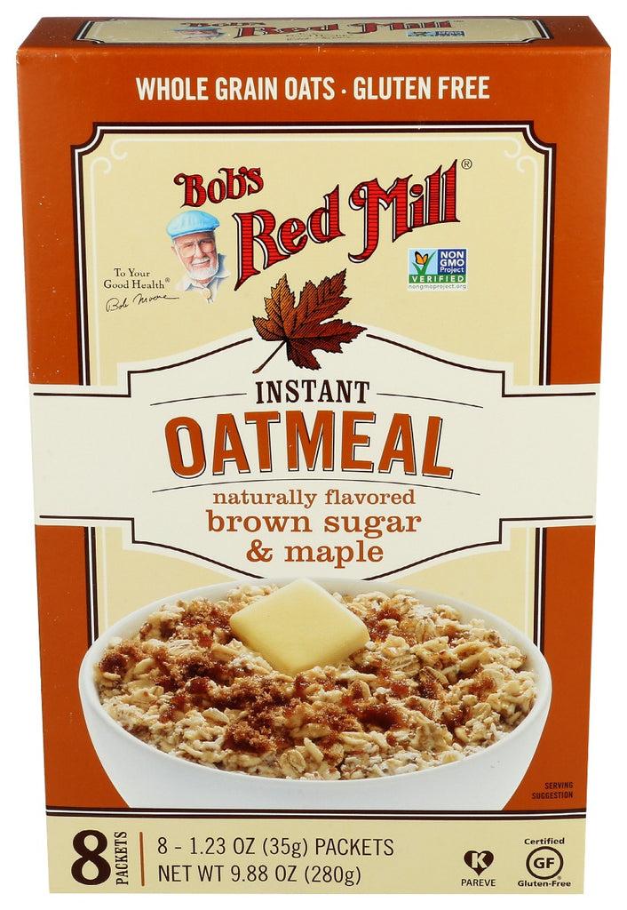 BOBS RED MILL: Oatmeal Brown Sugar Maple, 9.88 oz