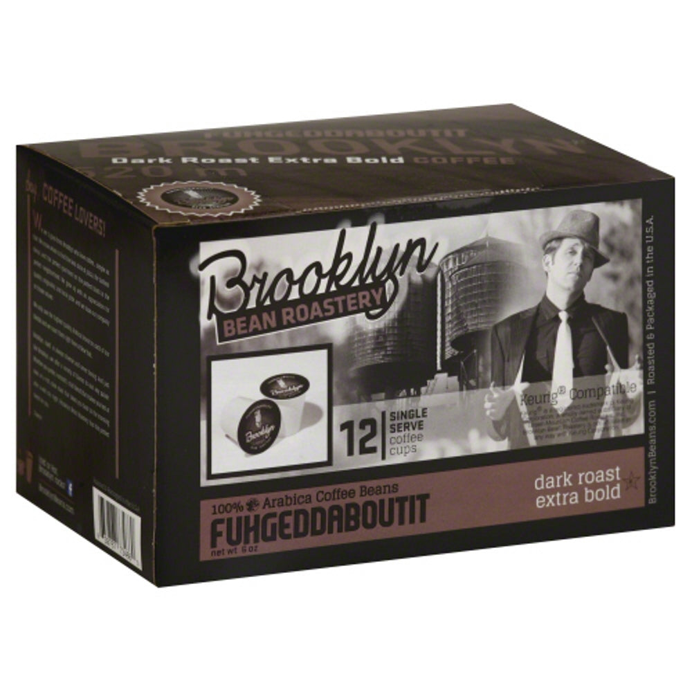 BROOKLYN BEAN ROASTERY; Fuhgeddaboutit Single Serve, 12 pcs