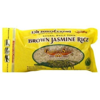 GOLDEN STAR: Brown Jasmine Rice Premium Grade, 28 oz