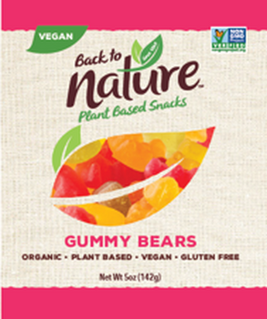 BACK TO NATURE: Gummy Bears Assrt, 5 oz