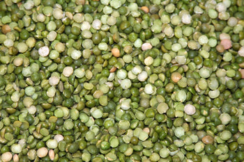 BULK BEANS: 100% Organic Split Green Peas, 25 lb