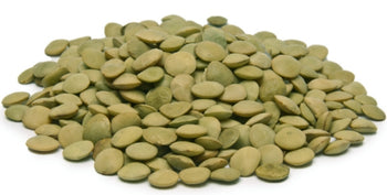 BULK BEANS: Beans Green Lentil Organic, 25 lb