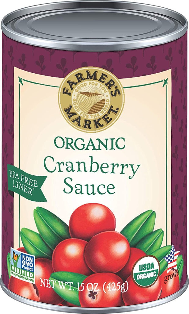 FARMERS MARKET FOODS: Cranberry Sauce Organic, 15 oz