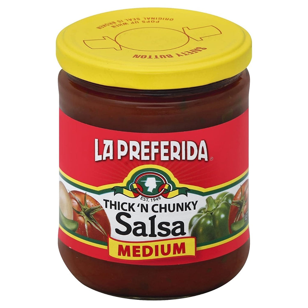 LA PREFERIDA: Salsa T & C Picante Medium, 16 oz