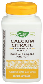 NATURES WAY: Calcium Citrate, 250 cp