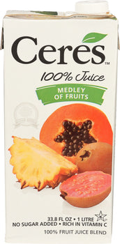 CERES: Fruit Medley Juice, 33.8 fo