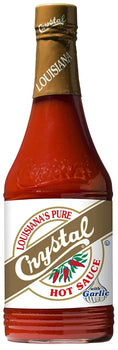 CRYSTAL: Hot Sauce With Garlic, 12 oz