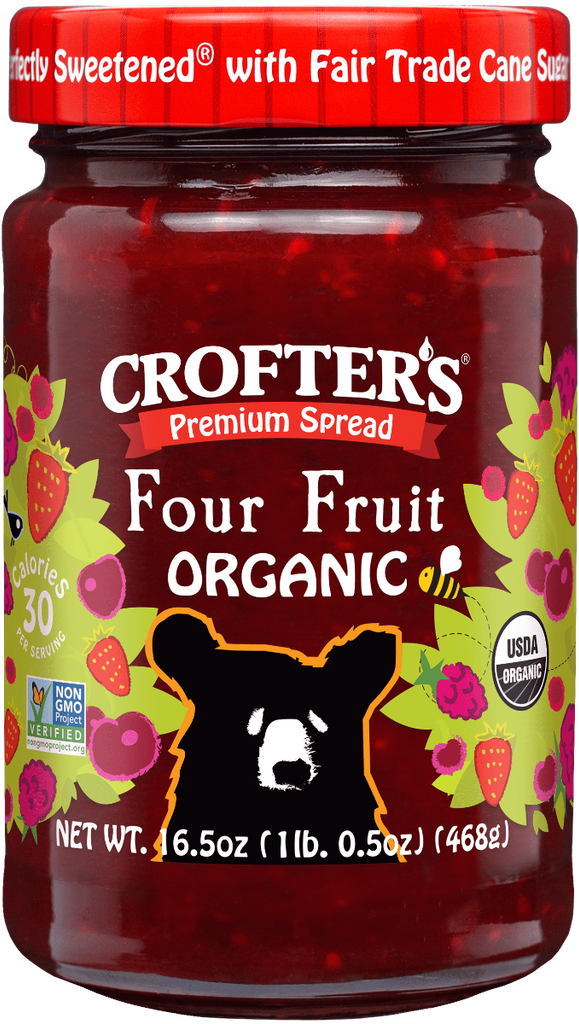 CROFTERS: Premium Spread Four Fruit, 16.5 oz