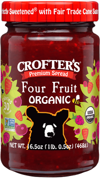 CROFTERS: Premium Spread Four Fruit, 16.5 oz