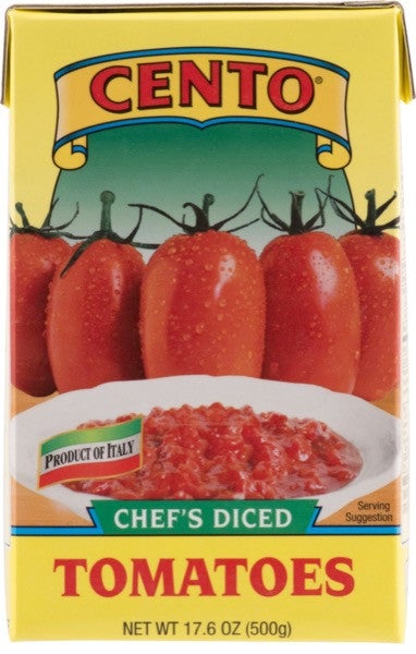 CENTO: Chef Diced Tomatoes Box, 17.6 oz