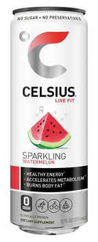 CELSIUS: Live Fit Sparkling Watermelon, 12 oz