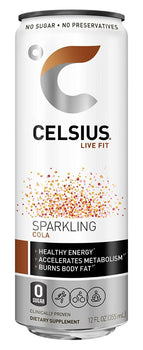 CELSIUS: Live Fit Sparkling Cola, 12 oz