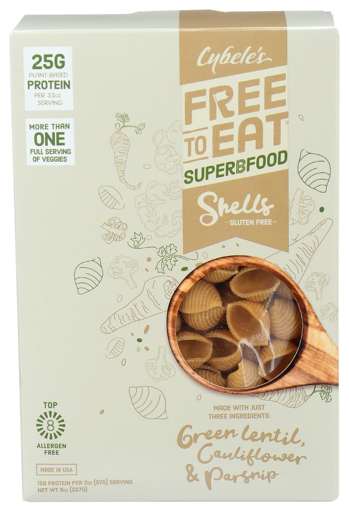 CYBELES: Superbfood White Shells Pasta, 8 oz