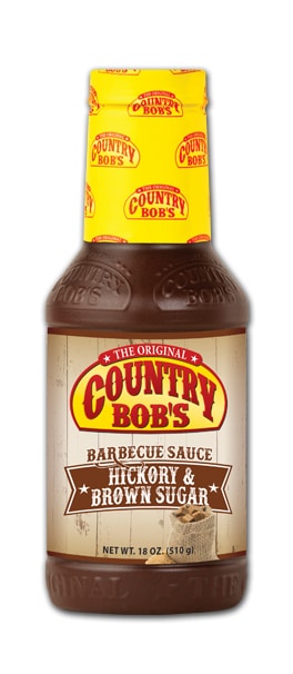 COUNTRY BOBS: Hickory Brown Sugar Barbecue Sauce, 18 oz