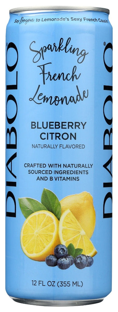 DIABOLO: Blueberry Citron Soda, 12 fo