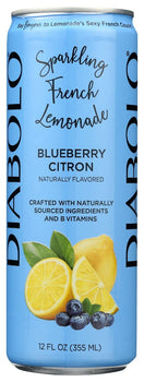 DIABOLO: Blueberry Citron Soda, 12 fo