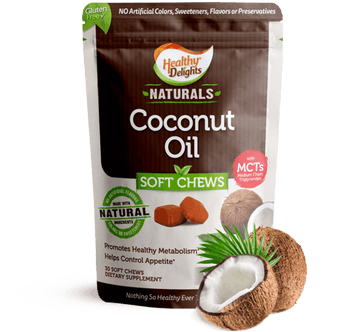 HEALTHY DELIGHTS: Coconut Oil Chews, 30 ea