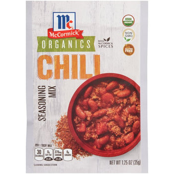 MC CORMICK: Organics Chili Seasoning Mix, 1.25 oz