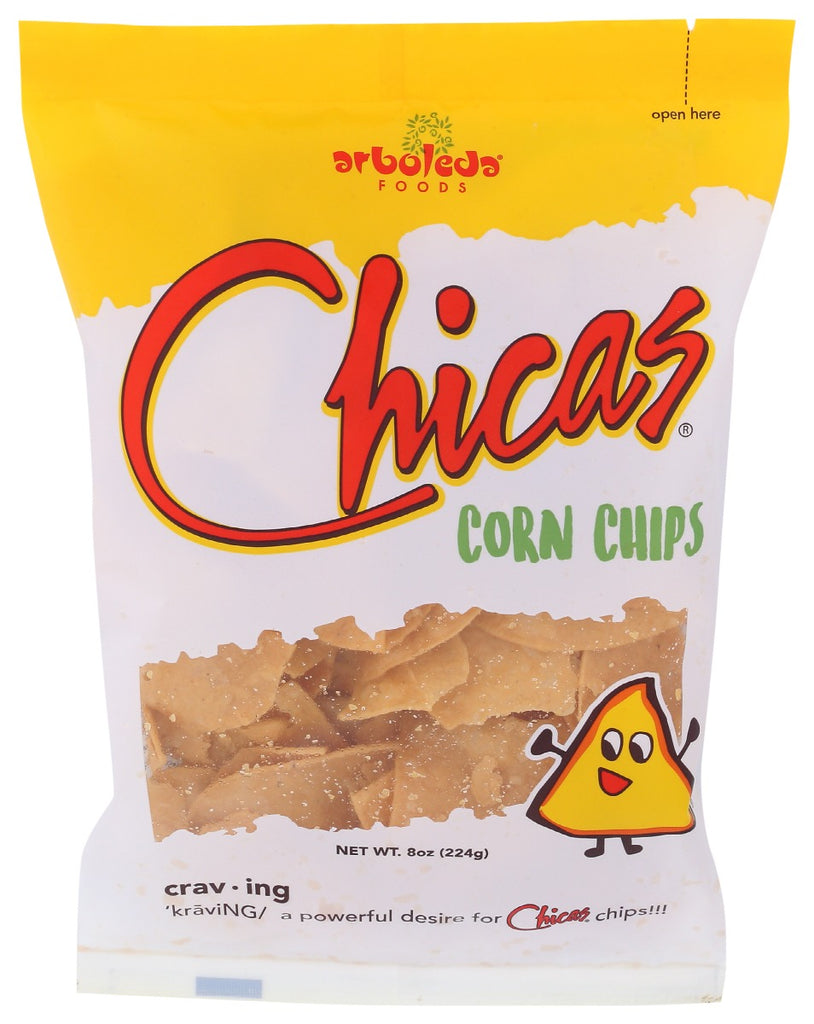 CHICAS: Original Corn Tortilla Chips, 8 oz