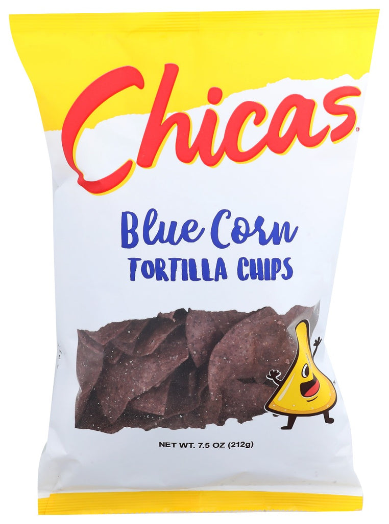 CHICAS: Blue Corn Tortilla Chips, 7.5 oz