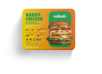 NABATI: Plant Based Chickn Burger, 8.11 oz