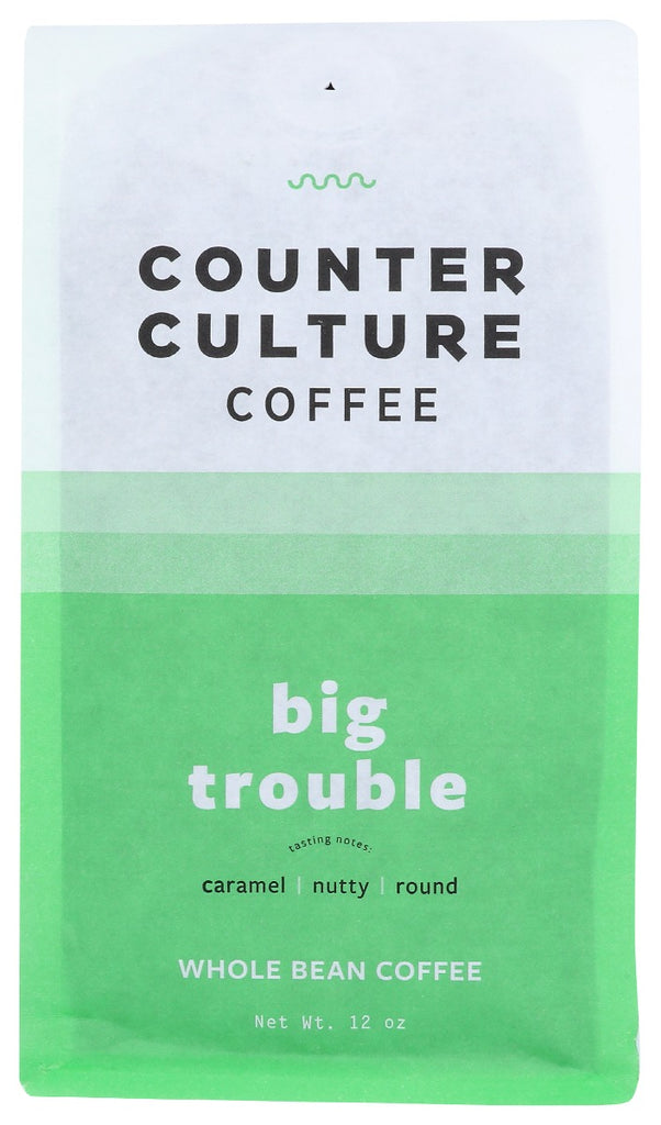 COUNTER CULTURE: Big Trouble Coffee Beans, 12 oz