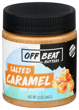 OFF BEAT BUTTERS: Salted Caramel Nut Butter, 12 oz