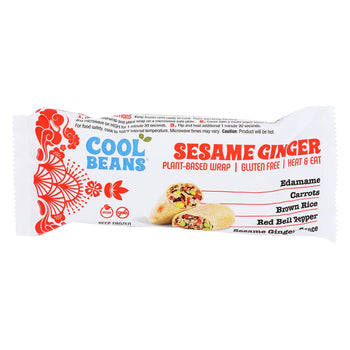 COOL BEANS: Sesame Ginger Plant Based Wrap, 5.5 oz