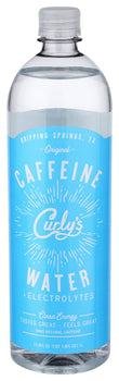 CURLYS: Caffeine Water, 33.8 fo