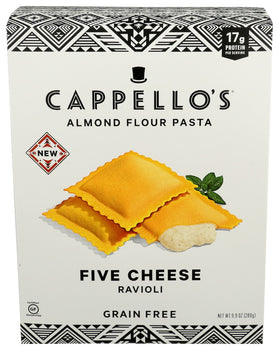 CAPPELLOS: Five Cheese Ravioli, 9.9 oz