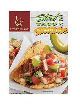 LITTLES CUISINE: Cascabel Chicken Street Tacos, 1 oz