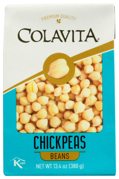 COLAVITA: Chickpeas Garbanzo Beans Carton, 13.4 oz